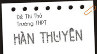 Đề thi thử THPTQG môn Sinh THPT Hàn Thuyên tỉnh Ninh Bình năm 2018