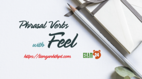 phrasal Verbs with feel - Cụm động từ trong Tiếng Anh