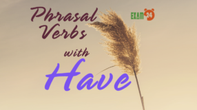 Phrasal Verbs with Have - Cụm động từ trong tiếng Anh