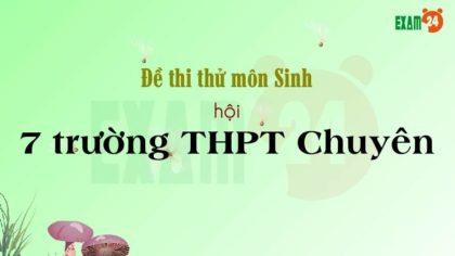 GIẢI CHI TIẾT đề thi thử môn Sinh 2019 hội 7 trường THPT Chuyên lần 3