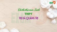 Đề thi thử môn Sinh 2019 THPT Thị xã Quảng Trị lần 2